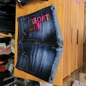 💥🔥NO BOUNDARIES SUPER SOFT HIGH RISE SHORTS SIZE 15 JUNIORS🔥💥